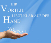 Text im Bild: Ihr Vorteil liegt klar auf der Hand