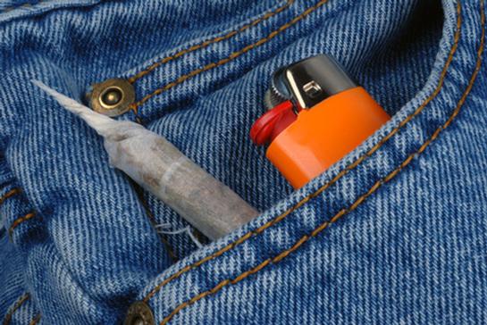 Kiffende ohne Bedenken